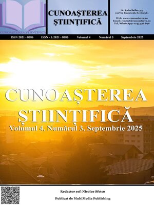 cover image of Cunoașterea Științifică, Volumul 4, Numărul 3, Septembrie 2025